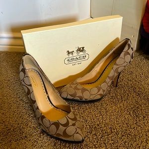 Coach Heels. Like new!